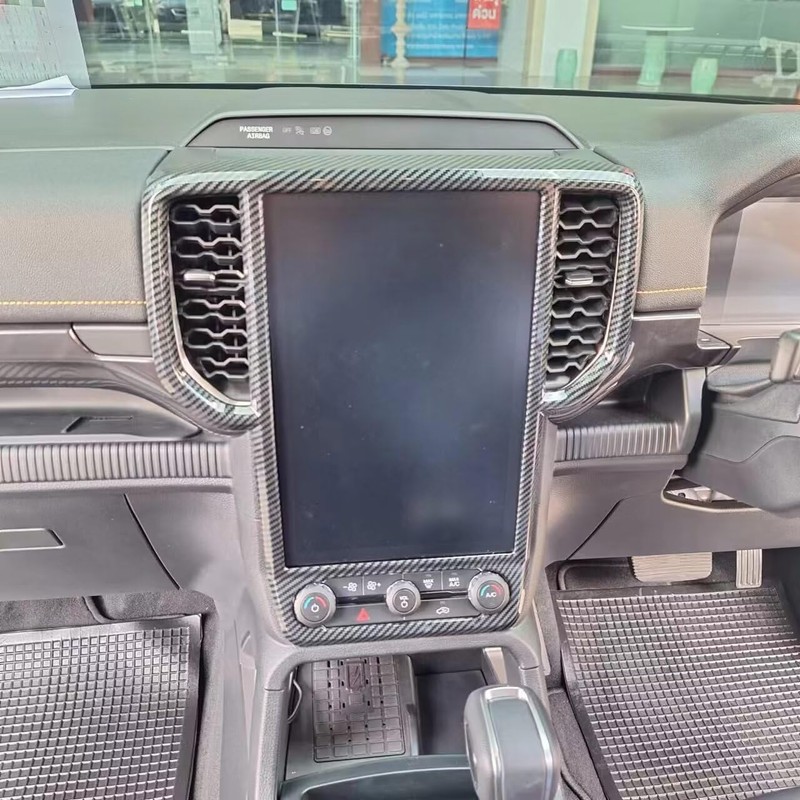 Korlot Carbon Fiber Style Center Console Navigation Panel Dashboard Air