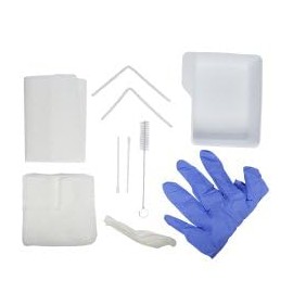 Standard Tracheostomy Care Tray - Removable Basin - Each