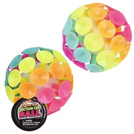 Chochkees Chochkees Light-Up Suction Cup Throwing Balls, Party Favors for Boys and Girls, 3" Inch Ball (76.2 mm) (2-Pack)