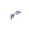 Lennon Style Clear Blue Flat Lens Round Retro Classic Sunglasses