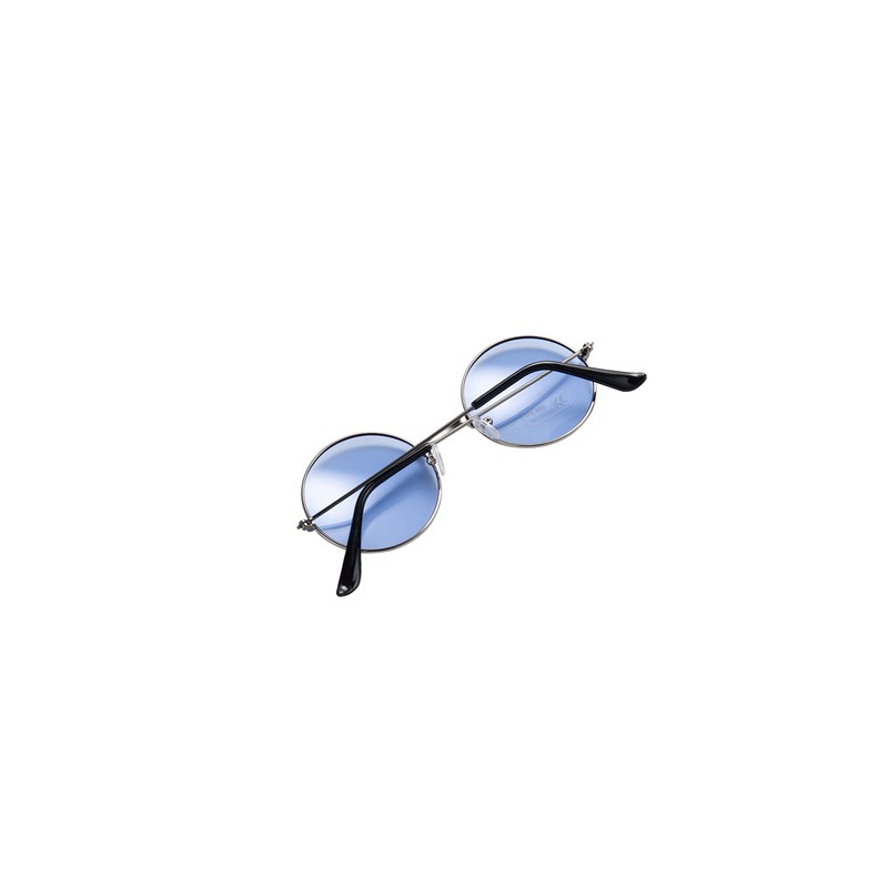 Lennon Style Clear Blue Flat Lens Round Retro Classic Sunglasses