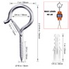 PlusRoc 20 Pack Ceiling Hooks for Hanging Plants Outdoor String