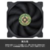 upHere 4.7 inches (120 mm) PC Case Fan, Quiet Type,