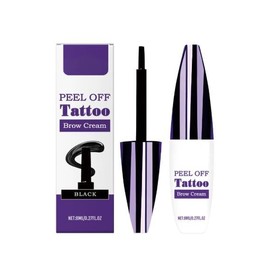 Waterproof Eyebrow Tint Lasts Up To 3 Days, Smudge Proof Eyebrow Gel With Peel Off Formula, Gentle Brow Dye For Natural Look, Angled Brush For Precise Application, Quick Dry Easy（02，03）