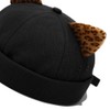 Malaxlx Black Cat Ear Docker Cap – Brimless Sailor Beanie