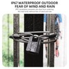 Fingerprint Padlock IP67 Water Resistant APP Control Smart Pad Lock