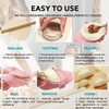 MUMSUNG Empanadas Press Maker Mold Set,4-inch Dumpling Maker With Dough