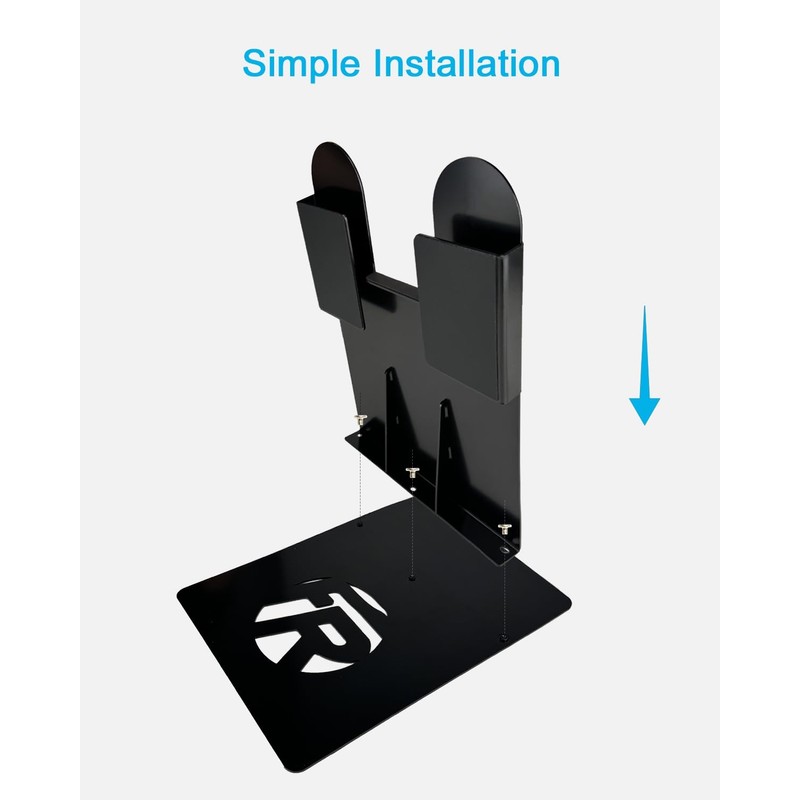 FEYRUN Portable Skateboard Floor Stand, Dual View Storage and Display