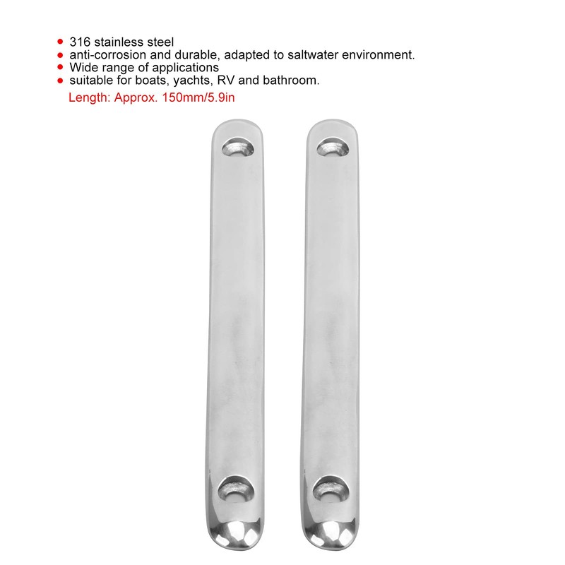 KIMISS Rub Strake Line Rub Strakes, 2pcs 5.9in Rub Strake