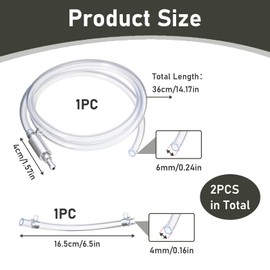 Motorcycle Brake Bleeder, Motorcycle Brakes Bleeding Pipe, Bleeding Hose, Bleed Hose with Disposable Valve, Hydraulic Brake Clutch Hose Tool Kit, Universal Use Motorcycles