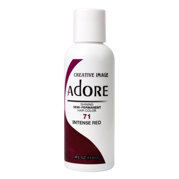 Adore Shining Semi Permanent Hair Colour, 71 Intense Red by Adore, AD-71