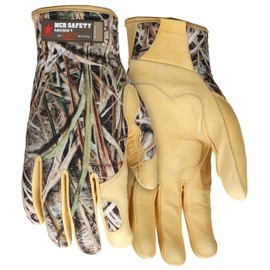 MCR Safety MO991L Multi-Task Glove, Mossy Oak® Shadow Grass® Blades®, D30® Reinforced Palm, Hunting, Construction, 1 pair, Size Large