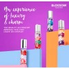 Brillo Labial Blossom Mentolado Roll-on Hidratante Vegano con Flores