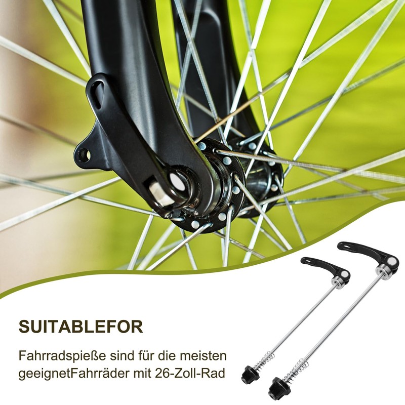 Fizdoqg Quick Release 2 Pieces Quick Release Bicycle Front and