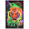 Opticz Jungle Tiger Blacklight Reactive Poster Blacklight Poster 23 x