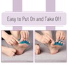 DR. JK- ToePal Gel Toe Separator, 2 Pairs, Dark Blue