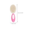 Healeved 1pc Comfortable Wool Brush for Hair Shampoo Bath Brush