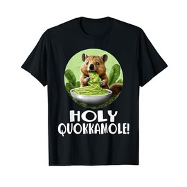 Holy Quokkamole Funny Quokka Eating Avocados Kawaii Kids T-Shirt