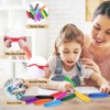 Deepton Wax Crayons for Toddlers, 24 Colours Peanut Wax Crayons