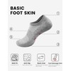 Kinsew No Show Socks Non Slip 9 Pack Foot Massage
