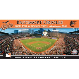 MasterPieces 1000 Piece Sports Jigsaw Puzzle - MLB Baltimore Orioles Center View Panoramic - 13"x39"