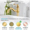 gotonovo Polish Gold Vessel Sink Faucet Bathroom Single Handle Lavatory