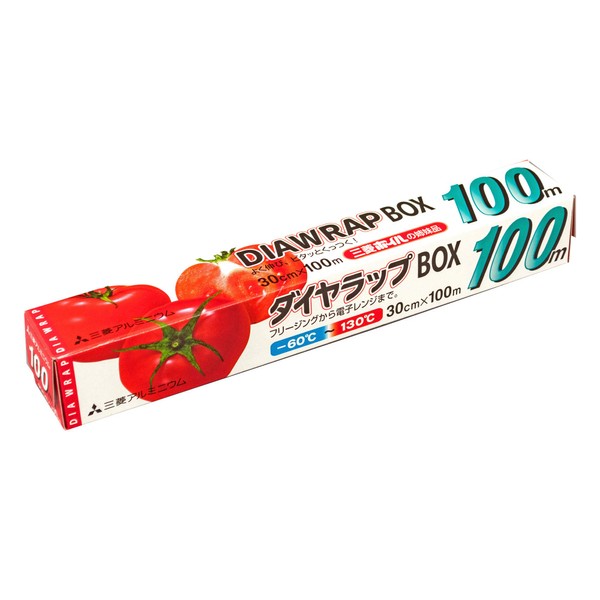 Mitsubishi Aluminum Diamond Wrap Box, Commercial Use, Transparent, Width 11.8