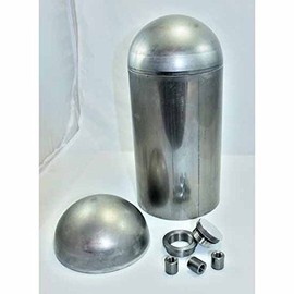 Bung King "Pipe Bomb" Oil Tank Kit 5" Dia Brass Oil Cap