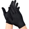 ikeem Cotton Gloves, 100% Pure Cotton, Black/White, Breathable, 6 Pairs