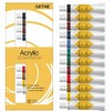 Artme Acrylic Paint Set, 12 x 12ml Tubes, Non-Toxic Rich