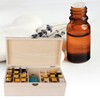 Wooden Essential Oil Storage Box 25 Compartment Storage Box Essential