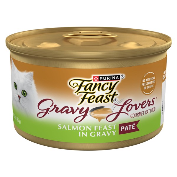 Purina Fancy Feast Gravy Lovers Salmon Feast Pate in Wet