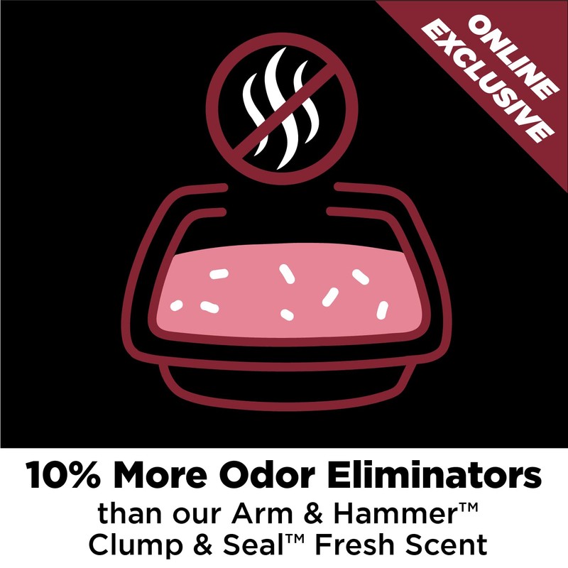 ARM & HAMMER Clump & Seal Platinum Cat Litter