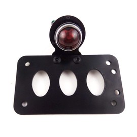 ranzek Red Motor Cycle Tail Light Harley Honda, Yamaha, Suzuki, Kawasaki Side Mount raisensupure-tobu Racket