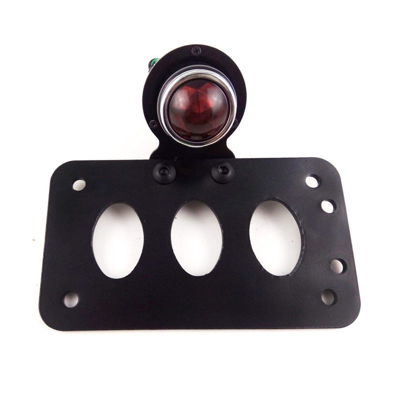 ranzek Red Motor Cycle Tail Light Harley Honda, Yamaha, Suzuki,