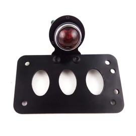 ranzek Red Motor Cycle Tail Light Harley Honda, Yamaha, Suzuki, Kawasaki Side Mount raisensupure-tobu Racket
