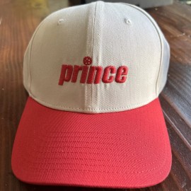 Sport=Tek Prince Pickleball White And Powder Red Hat NWTs
