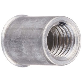 TRUSCO(トラスコ) クリンプナット薄頭アルミ 板厚4.0 M10×1.5 12個入 T-BNF-10M40A