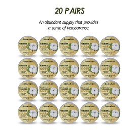 somwherr Disposable Low Cut Socks 20 Pairs – Compressed Cotton Socks for Men Women, Portable Travel Sock for Gym, Hotel, Hiking