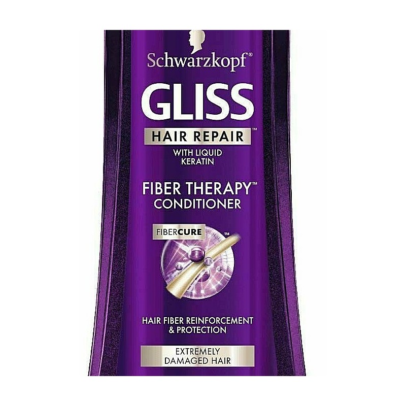 Schwarzkopf 2X ✦BRAND NEW✦ SCHWARZKOPF GLISS CONDITIONER HAIR REPAIR FIBER