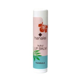 Hanalei Vanilla Lip Balm and Moisturizer - Natural Kukui Oil and Beeswax Lip Moisturizer to Replenish and Repair Dry, Chapped Lips - Made in USA - Vanilla