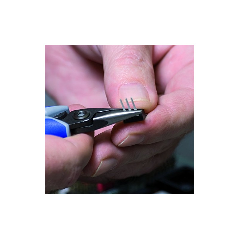 KNIPEX Tools - Precision Electronics Pliers, Half Round Tips, Multi-Component