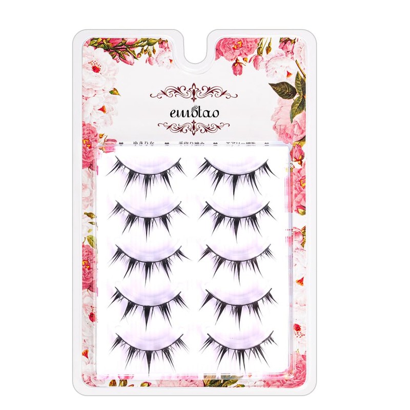 False Eyelashes, Natural Popular Upper Eyelashes, Short, Thick, Popular Black,