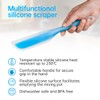 Nonstick Silicone Knife Shaped Flexible Kitchen Spatula Scraper Turner,Kitchen Cooking