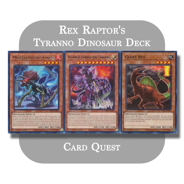 Yu-Gi-Oh! - Rex Raptor's Complete Ultimate Conductor Tyranno Dinosaur Deck