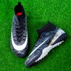 VTASQ Football Boots Men's High Top TF Artificial Grass Football