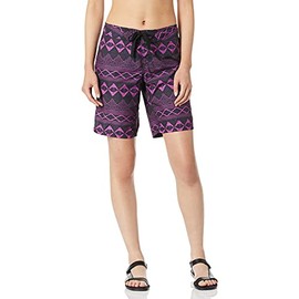 Kanu Surf Women's Sonoma Board Short, Black/Purple, 6
