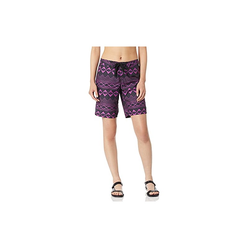 Kanu Surf Women's Sonoma Board Short, Black/Purple, 6