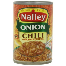 Nalley, Canned Chili, 15oz Can (Pack of 6) (Choose Flavors Below) (Onion Chili Con Carne With Beans)