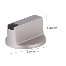 Tofficu 4Pcs Gas Stove Knobs Replacement Metal Switch Control Knobs for Gas Cookers Easy One Hand Operation Durable Kitchen Essential